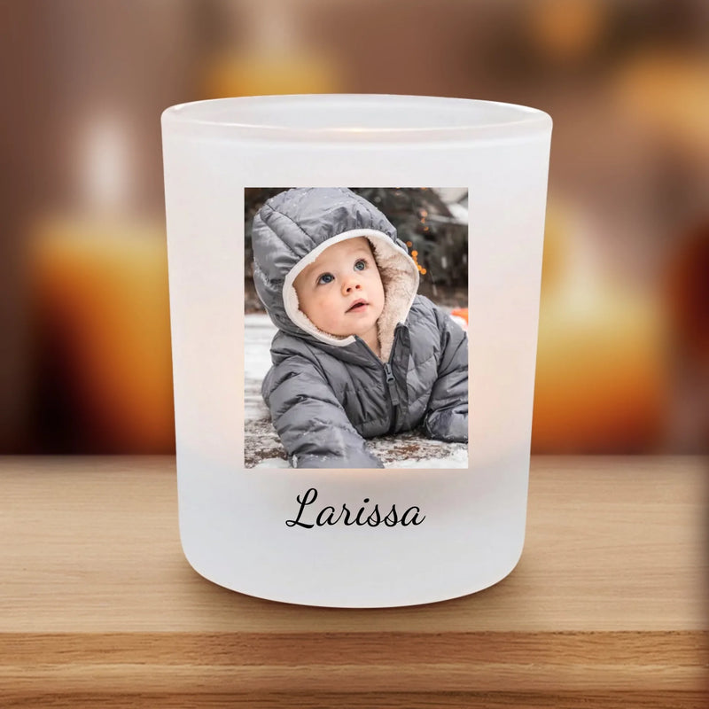 Schön, dass du da bist - Kinder-Teelichthalter