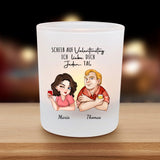 Immer - Personalisiertes Teelicht für Paare zum Valentinstag