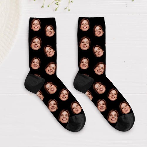 Socken mit eigenen Fotos gestalten 35-38 individuell gedruckt von Love & Faith