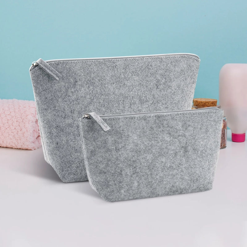 Deine Initiale - Individuelle Kosmetiktasche Filz