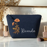 Deine Blume - Individuelle Kosmetiktasche Filz