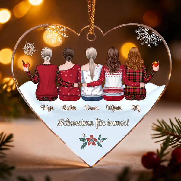 Beste Schwestern - Familien-Acryl Ornament