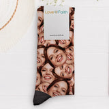 Personalisierte Socken mit Foto-Upload von Love & Faith