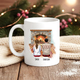 Personalisierte Keramikasse für bis zu 8 Personen individuell gestalten mit Love & Faith