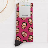 Socken mit eigenen Fotos für Paare 39-42 individuell gedruckt von Love & Faith