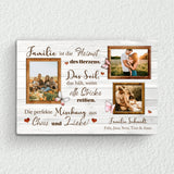 Familienglück - Familien-Leinwand