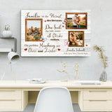 Familienglück - Familien-Leinwand