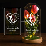 Ewige Tulpe in Glaskuppel als Valentinstagsgeschenk von Love & Faith