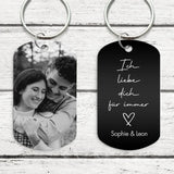 Ich liebe Dich - Personalisierter Schlüsselanhänger für Paare mit Foto