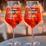 Spritztour - Personalisiertes Glas für deinen Sommer-Drink mit lustigen Sprüchen