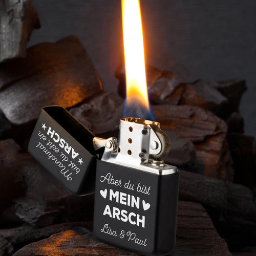 Mein Arsch - Paar-Benzinfeuerzeug