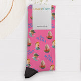 Socken mit eigenen Fotos für Papa zum Vatertag 43-46 individuell gedruckt von Love & Faith
