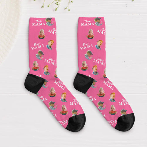 Socken mit eigenen Fotos für Papa zum Vatertag 35-38 individuell gedruckt von Love & Faith