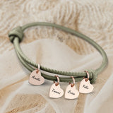 Freunde - Individuelles Lederarmband