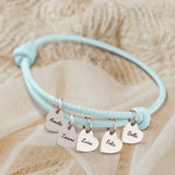 Freunde - Individuelles Lederarmband