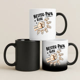 Magische Tasse mit Thermo-Farbwechsel und personalisiertem Namen – witzige Geschenkidee von Love & Faith