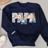Der Papa - Personalisierter Sweater mit Fotoupload für Papa und Opa