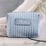 Personalisierte Kosmetiktasche aus Premium Samt für Make Up Beauty Kram – Motiv 22
