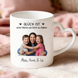 Personalisierte Tasse mit Foto und Namen für Mama – Beste Mama – Motiv 3