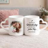 Personalisierte Tasse mit Foto zum Valentinstag für Paare – Euer Valentinstag – Motiv 4