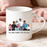 Personalisierte Tasse mit Druck zu Weihnachten für die Familie – Unser Weihnachten – Motiv 5