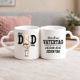 Personalisierte Tasse mit Druck für Papa – Bester Papa der Welt – Motiv 4