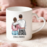 Personalisierte Tasse Jeden Tag mit Druck für Paare – Motiv 5