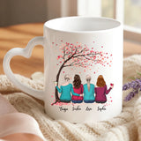 Personalisierte Tasse Neue beste Freunde mit Foto für beste Freunde – Motiv 6