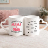 Personalisierte Tasse Ich habe zwei Titel mit Foto für Mama & Papa – Motiv 4