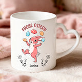 Personalisierte Tasse Frohe Ostern mit Foto für beste Freunde – Motiv 2