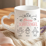 Personalisierte Tasse Omas Schutzengel mit Foto für Oma & Opa – Motiv 6