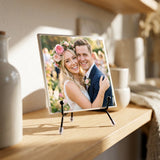 Personalisierte Deko-Fliese mit Foto für Paare zum Jahrestag – Eure Fotos – Motiv 8