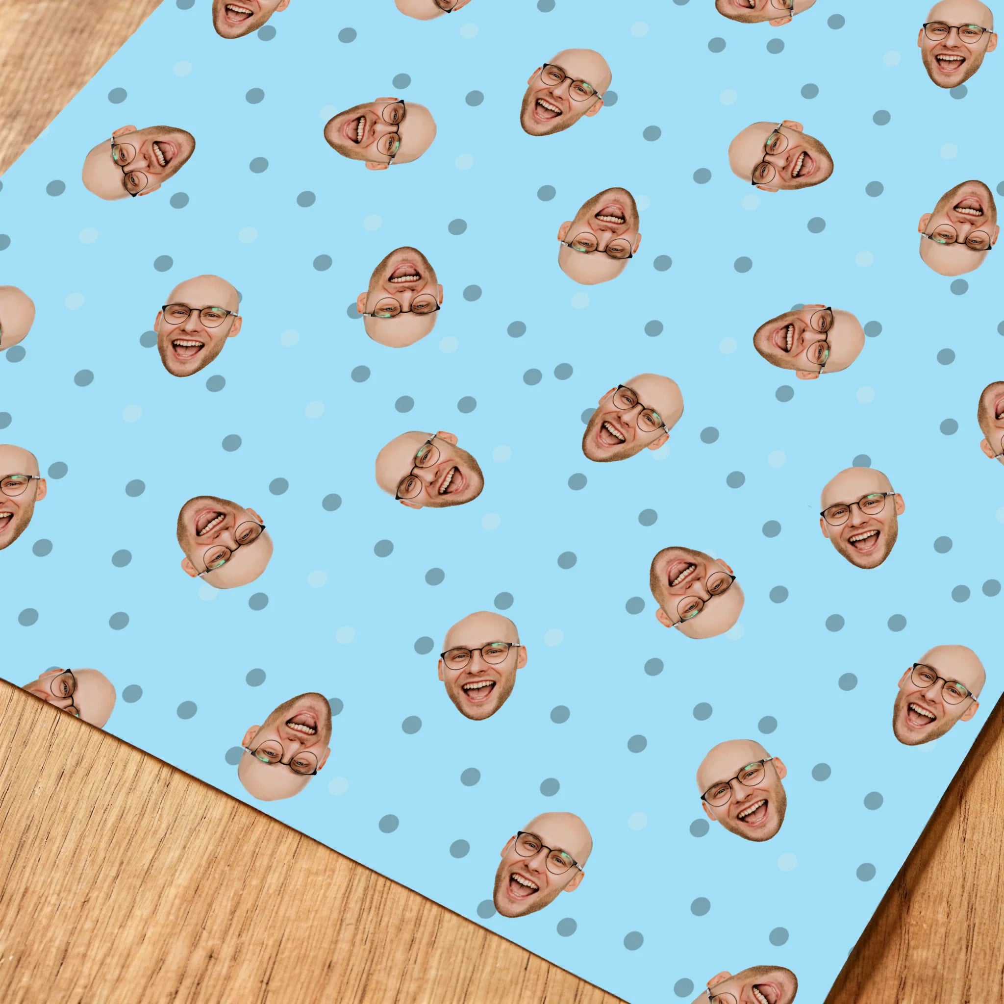 Personalisiertes Geschenkpapier mit Druck & Foto für Freunde & Familie