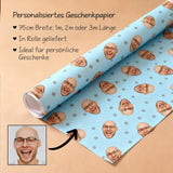 Personalisiertes Geschenkpapier mit Druck & Foto für Freunde & Familie – Motiv 4