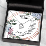 Personalisierte Kette Vergiss niemals mit Druck für die Familie