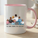 Personalisierte zweifarbige Tasse mit Foto für Papa & Opa – Jeden Tag – Motiv 15