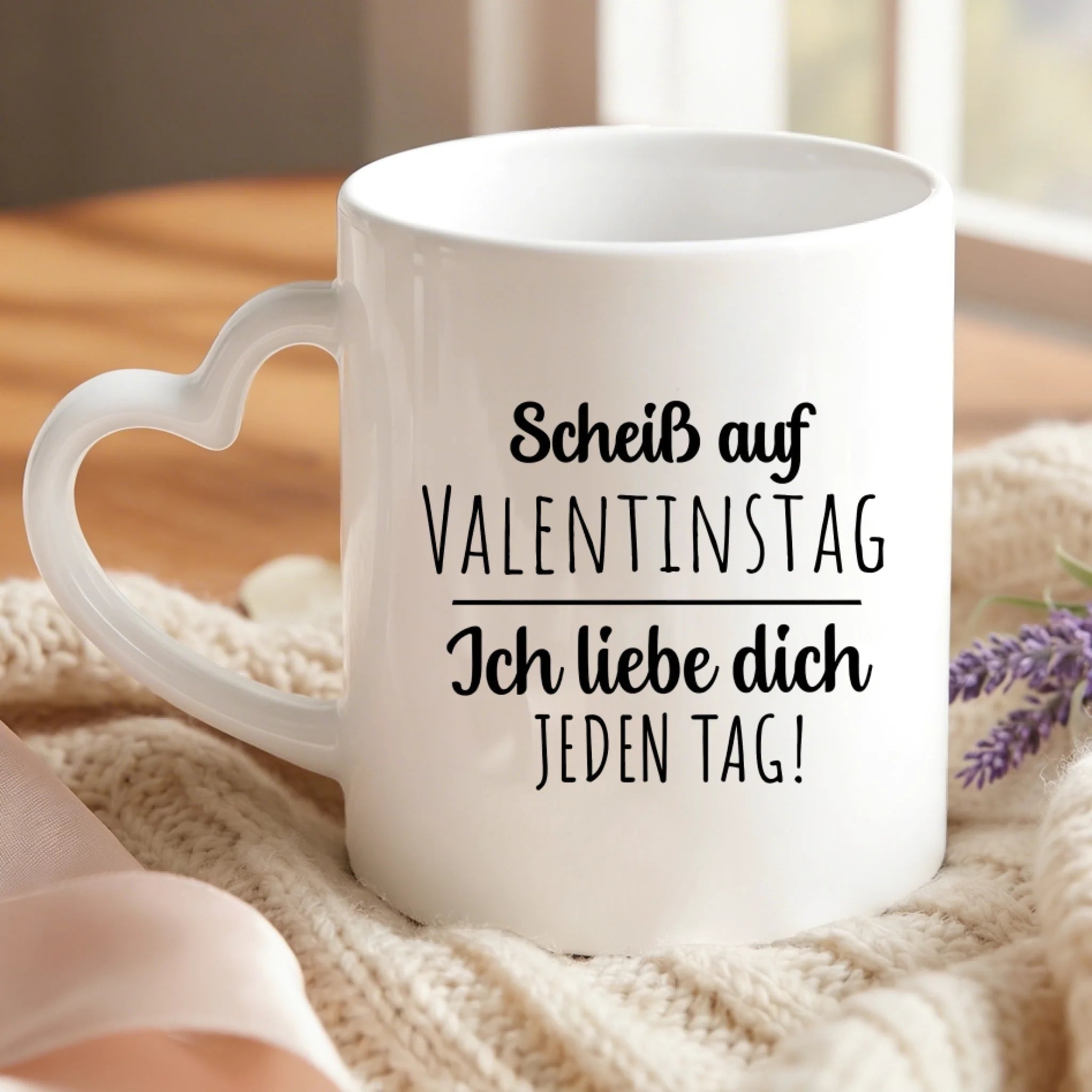 Personalisierte Tasse Jeden Tag mit Druck für Paare – Motiv 6