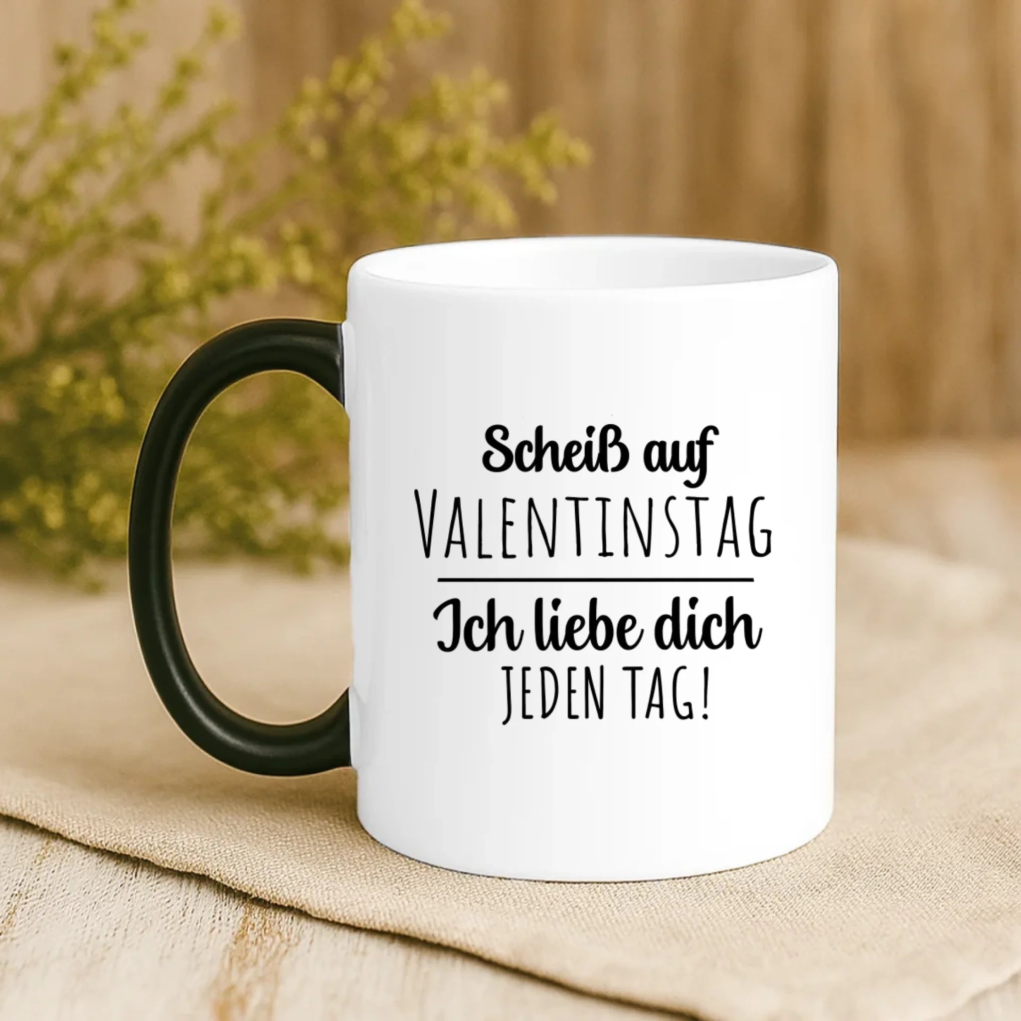 Personalisierte Tasse Jeden Tag mit Druck für Paare – Motiv 9