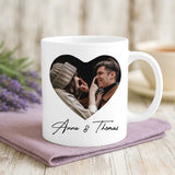 Personalisierte Tasse mit Druck zum Valentinstag für Paare – Motiv 2