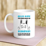 Personalisierte Tasse Verräter mit Foto für beste Freunde – Motiv 3