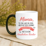 Personalisierte Tasse Wenigstens mit Foto für Mama & Papa – Motiv 9