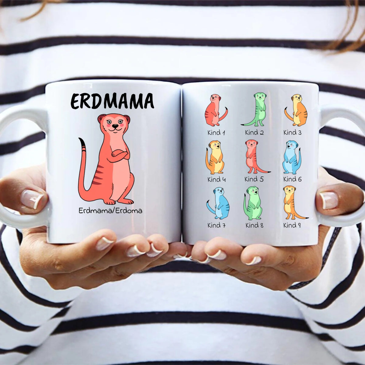 Personalisierte Tasse Erdmama mit Foto für Mama & Papa