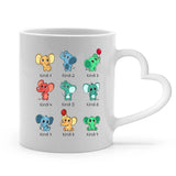Personalisierte Tasse mit Druck für Mama Mamafant – Motiv 6