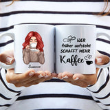Personalisierte Tasse Kaffee mit Druck für beste Freunde