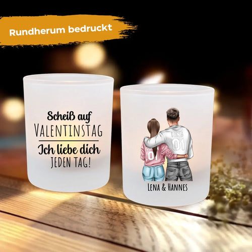 Jeden Tag - Paar-Teelichthalter