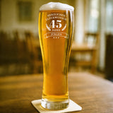 Personalisiertes Bierglas mit Gravur zum Geburtstag – Geburtstag – Motiv 3