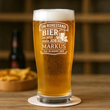 Personalisiertes Geschenk - Pilsglas 400ml - mit persönlichem Aufdruck