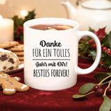 Personalisierte Keramikasse für bis zu 8 Personen individuell gestalten mit Love & Faith