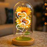 Personalisierte Goldene Rose mit Druck für Mama – Mamas Herzchen – Motiv 10