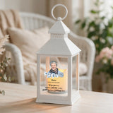 Personalisierte LED Laterne mit Foto als Andenken an Verstorbene – Schutzengel – Motiv 3